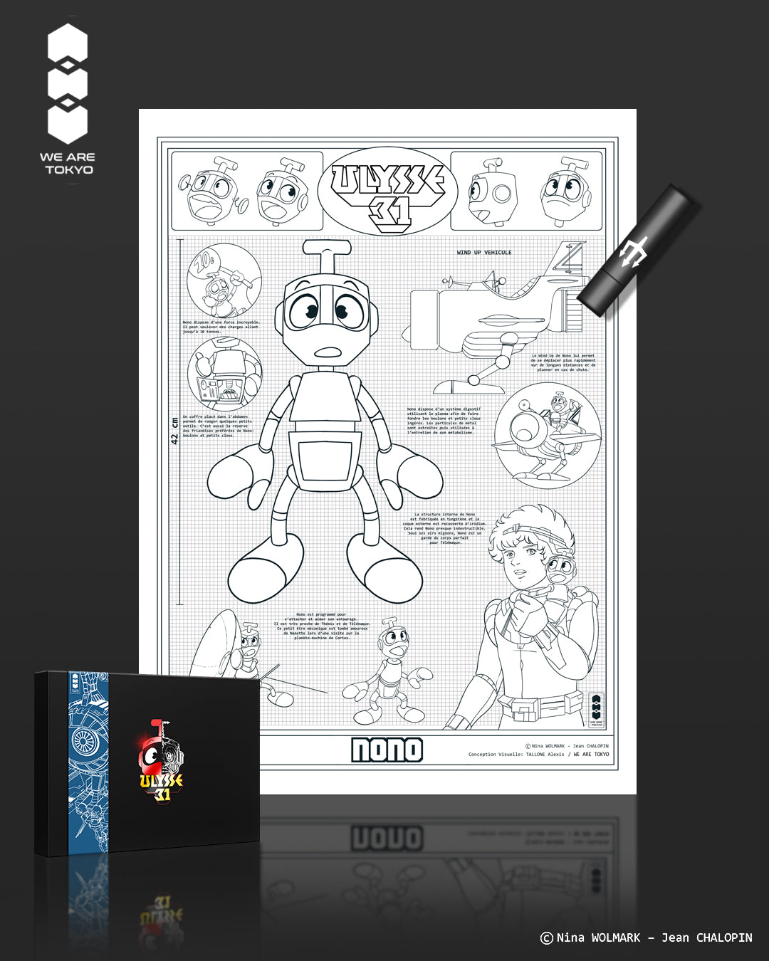 Poster UV ARTPRINT de NONO - A4