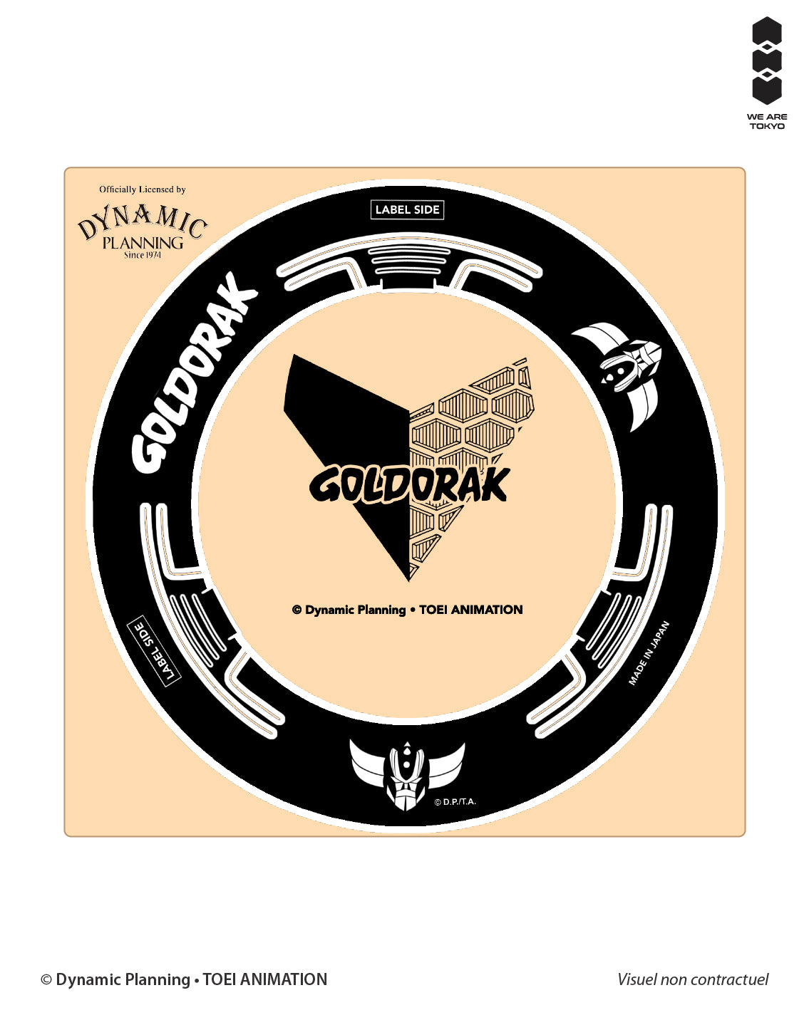 ADAPTATEUR MINI-CD - GOLDORAK - Noir