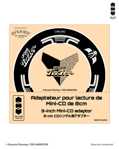 ADAPTATEUR MINI-CD - UFO ROBOT GRENDIZER - Noir