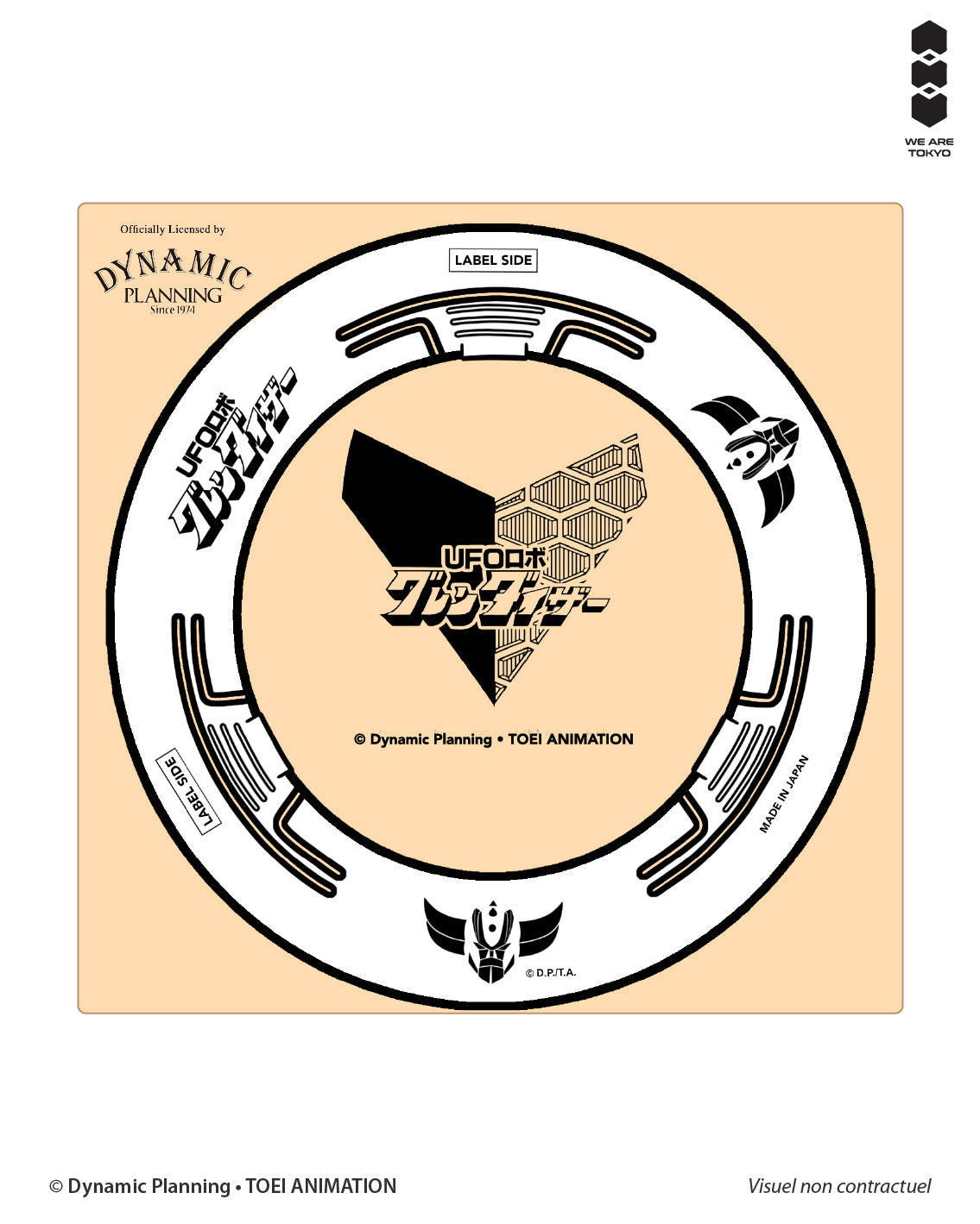 ADAPTATEUR MINI-CD - UFO ROBOT GRENDIZER - Blanc