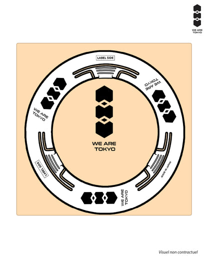ADAPTATEUR MINI-CD 8CM - Blanc