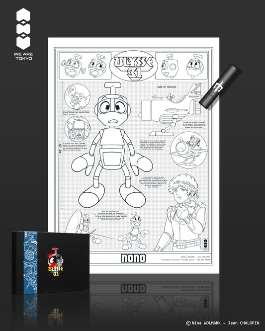 Poster UV ARTPRINT de NONO - A4