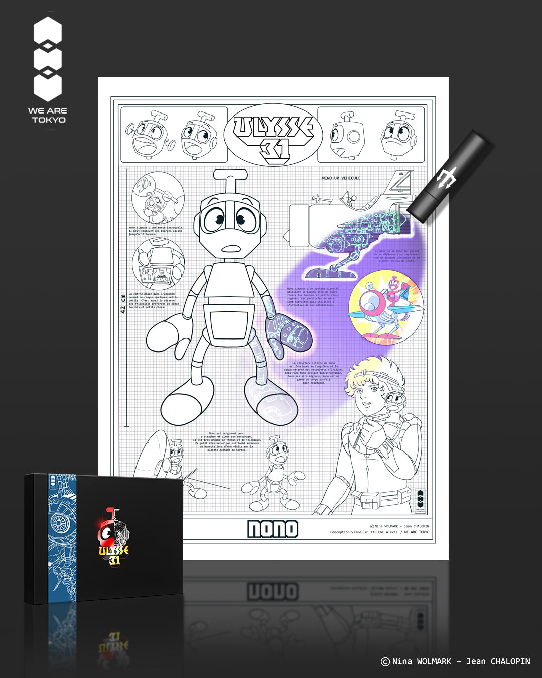 Poster UV ARTPRINT de NONO - A4