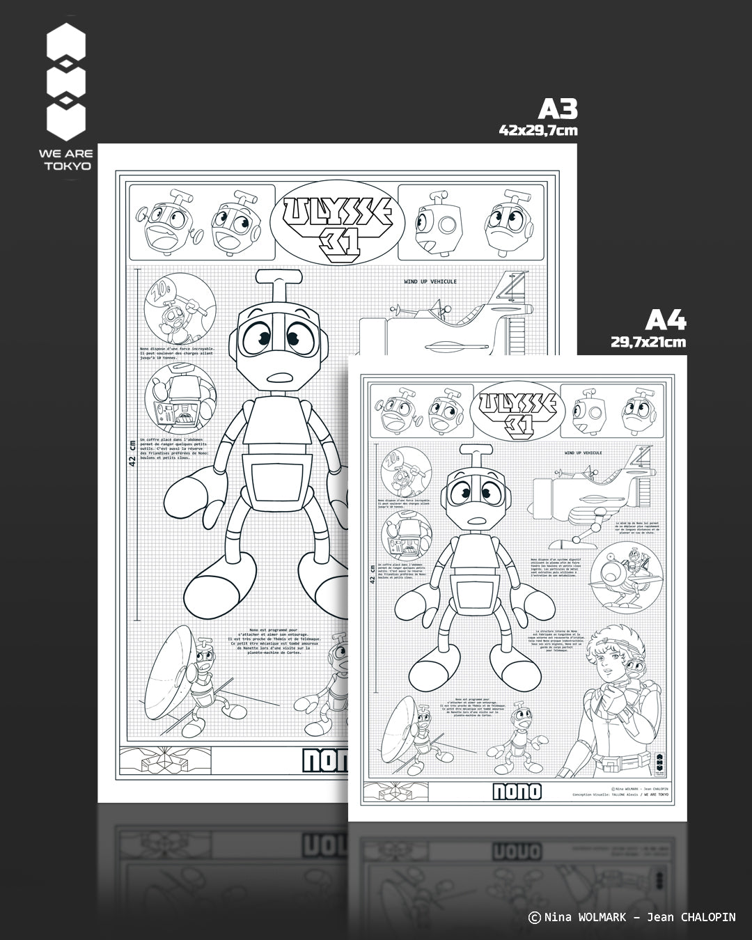 Poster UV ARTPRINT de NONO - A4