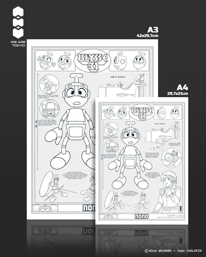 Poster UV ARTPRINT de NONO - A4