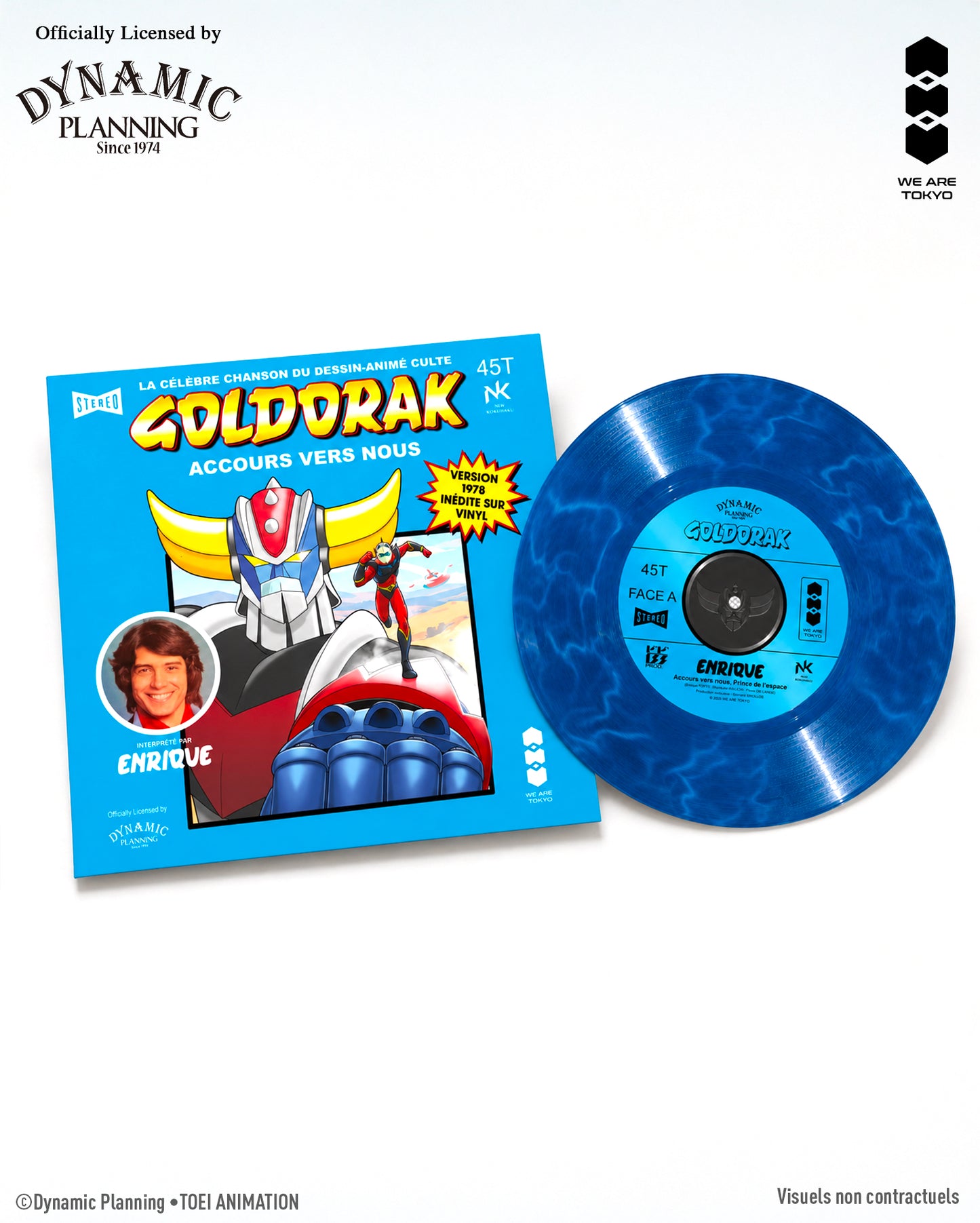 GOLDORAK - ENRIQUE - Accours vers nous - EP/45T