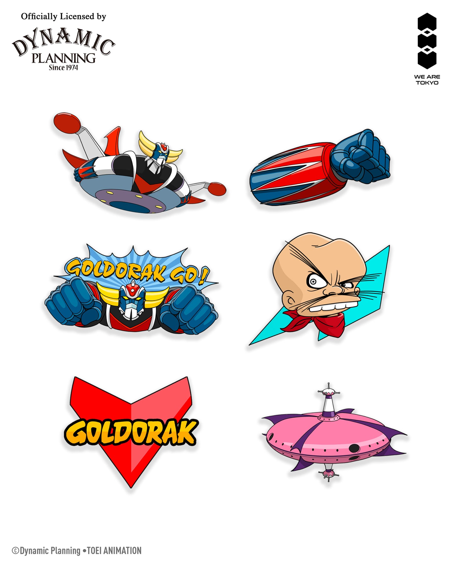 PINS - GOLDORAK - SET A