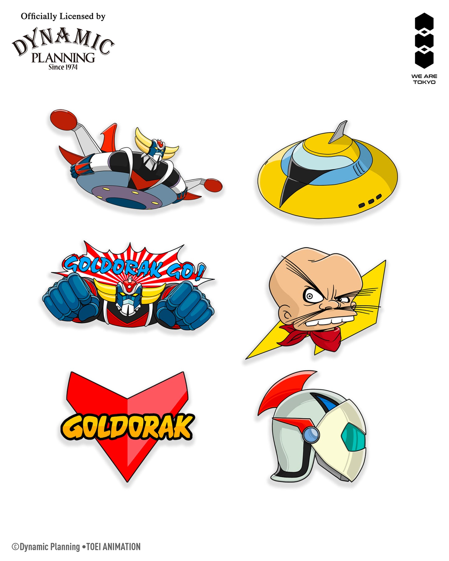 PINS - GOLDORAK - SET B