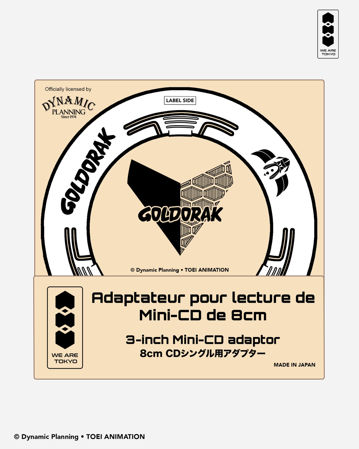 ADAPTATEUR MINI-CD - GOLDORAK