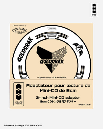 ADAPTATEUR MINI-CD - GOLDORAK