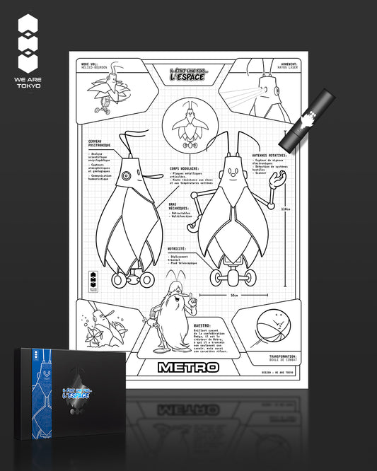 Poster UV ARTPRINT de METRO - A3