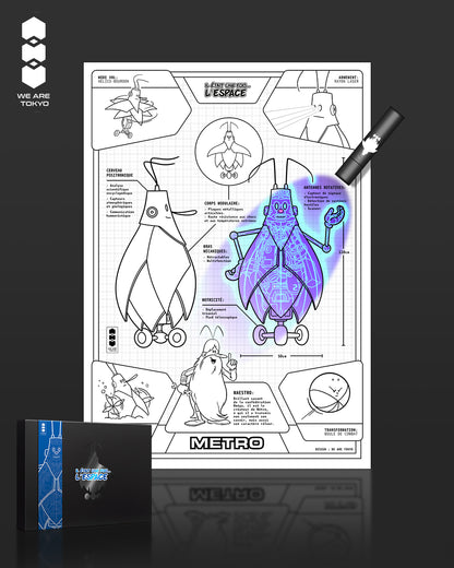 Poster UV ARTPRINT de METRO - A3