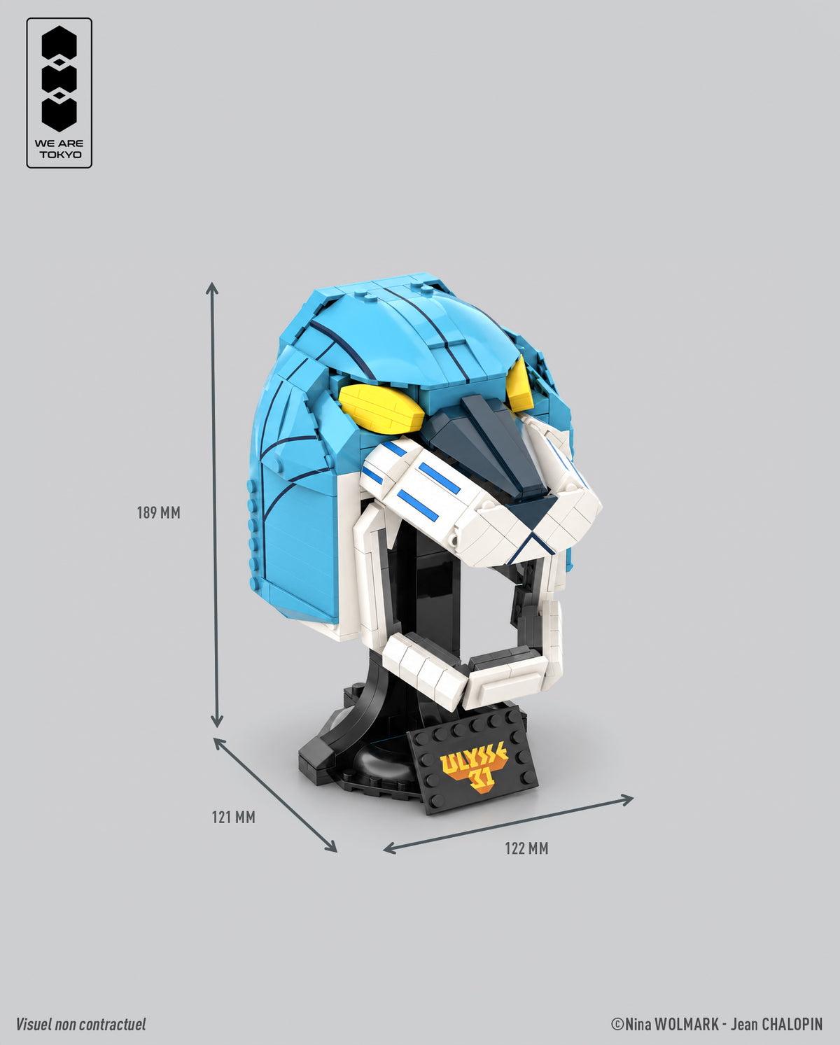 LOT 2 SETS - NAVETTE & LOGO = 1 CASQUE OFFERT