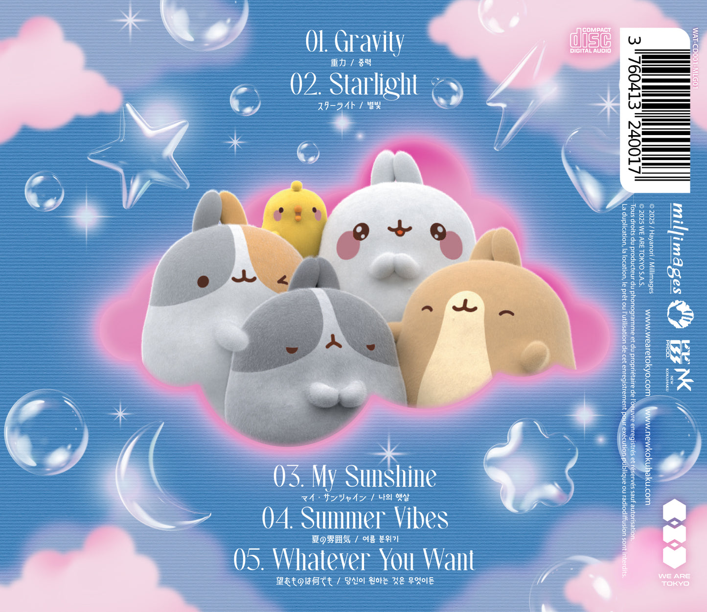 Molang - M4P - CD - Rêveries