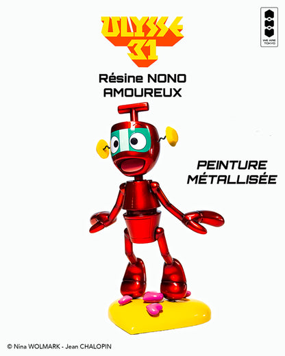 RÉSINE 15cm - NONO Amoureux Métallisé